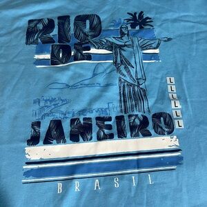 Rio de Janeiro sky blue Shirt Large